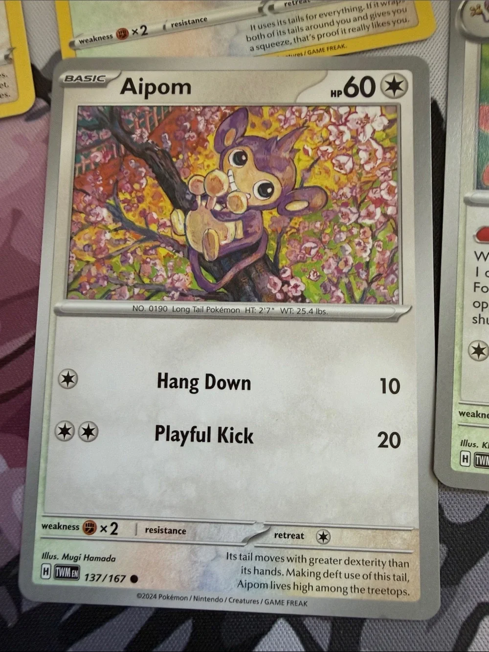 Aipom & Ambipom Collection Lot | Paradox Rift, Twilight Masquerade & Pokémon GO